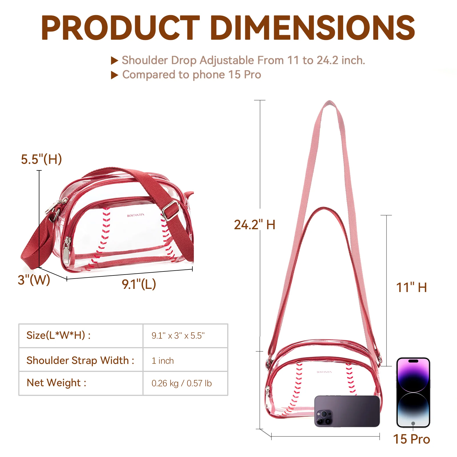 Harper Jones Baseball Stitch Crossbody – Baseball Fans Gifts - Image 13