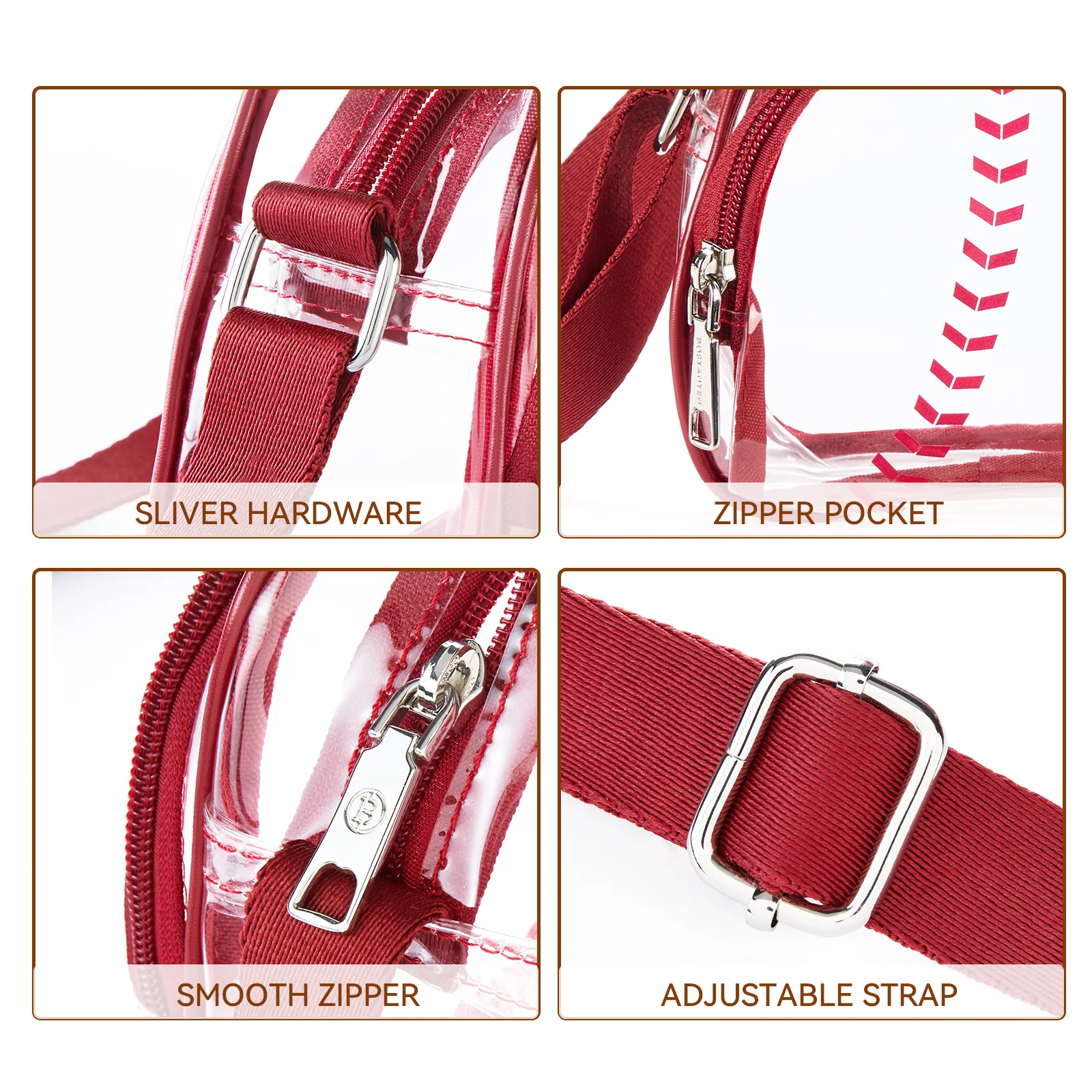 Harper Jones Baseball Stitch Crossbody – Baseball Fans Gifts - Image 15