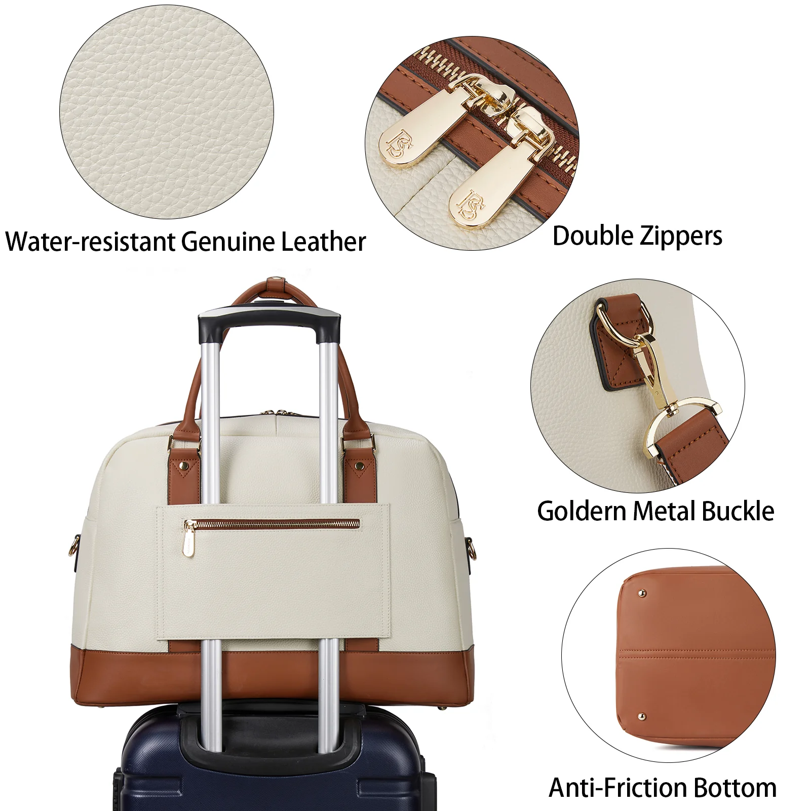 Zenobe Travel in Style: Women's Weekender Duffle Bag for the Fashion-Forward - Image 4
