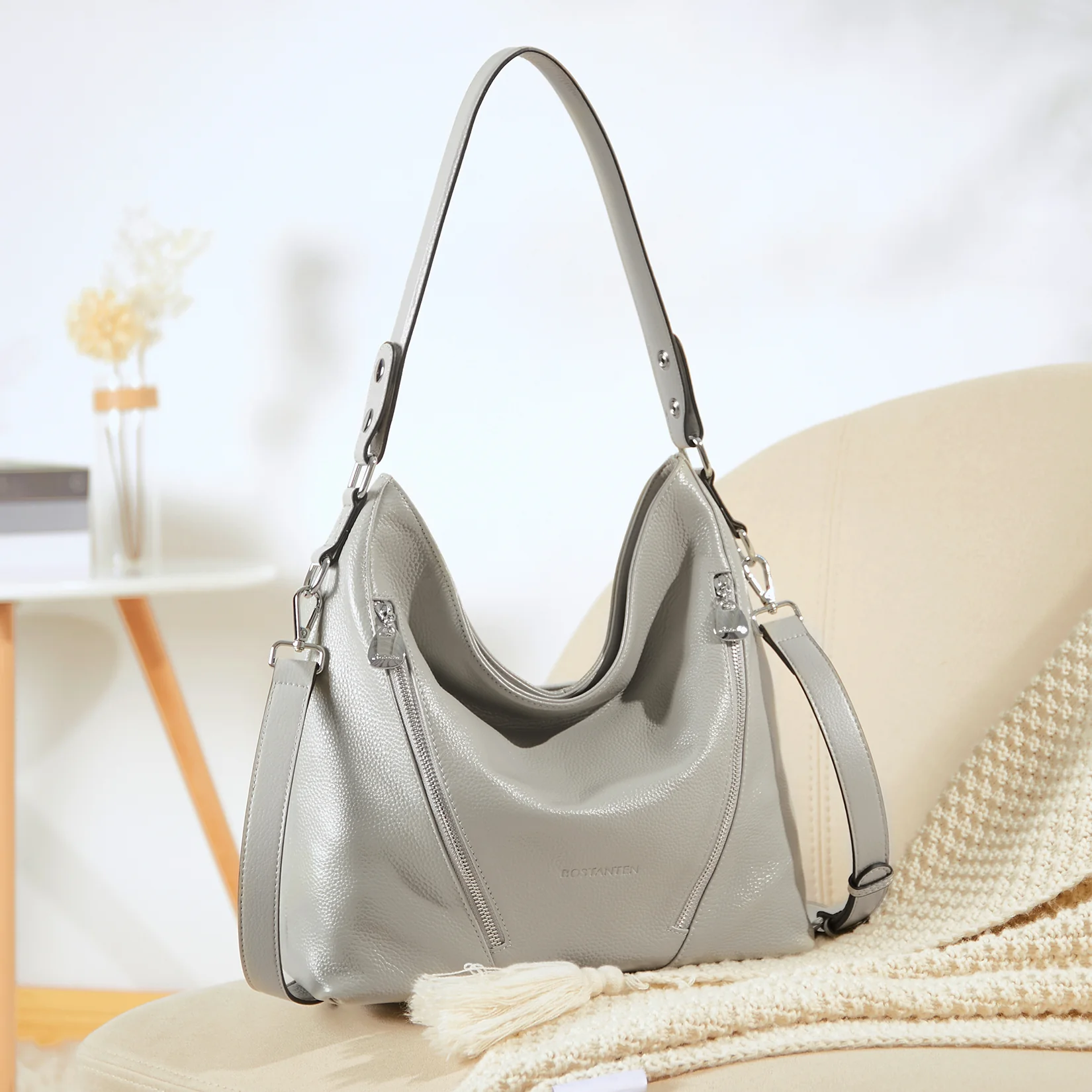 Kweli Luxurious Leather Shoulder Tote Bag - Handcrafted with Attention to Detail - Image 11