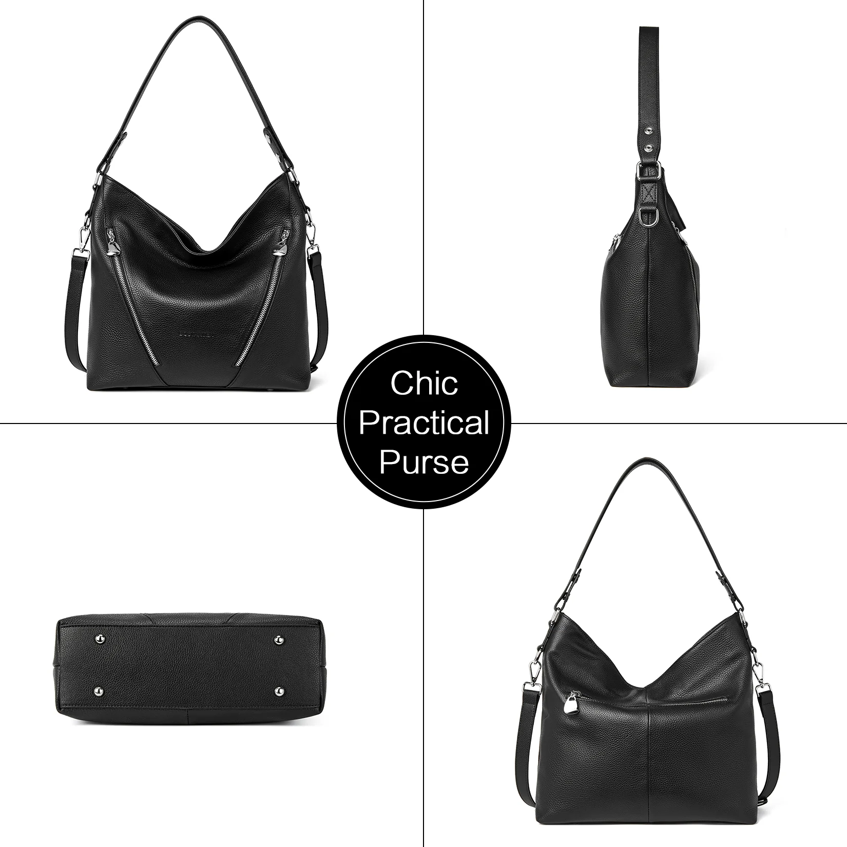 Kweli Luxurious Leather Shoulder Tote Bag - Handcrafted with Attention to Detail - Image 18