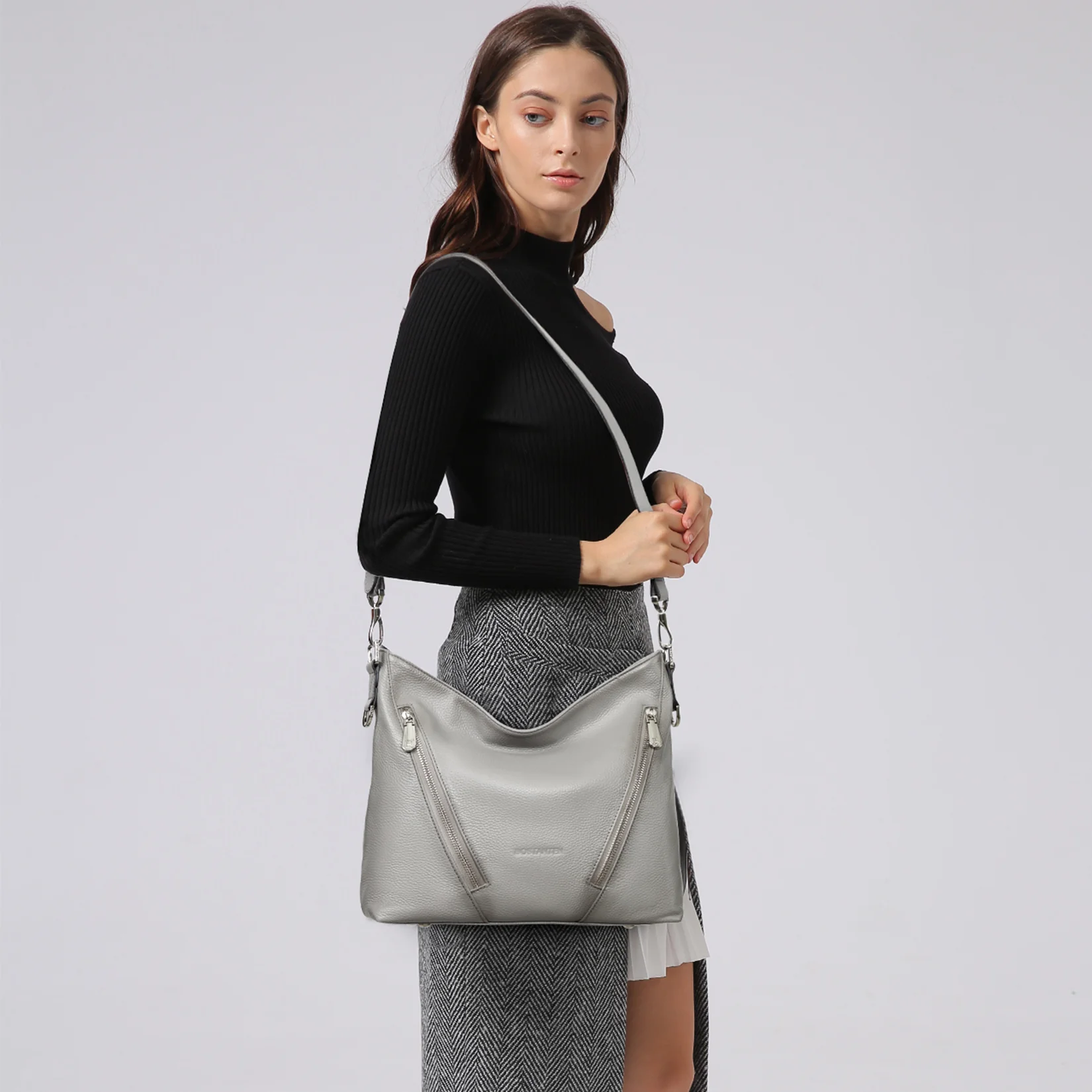 Kweli Luxurious Leather Shoulder Tote Bag - Handcrafted with Attention to Detail - Image 40