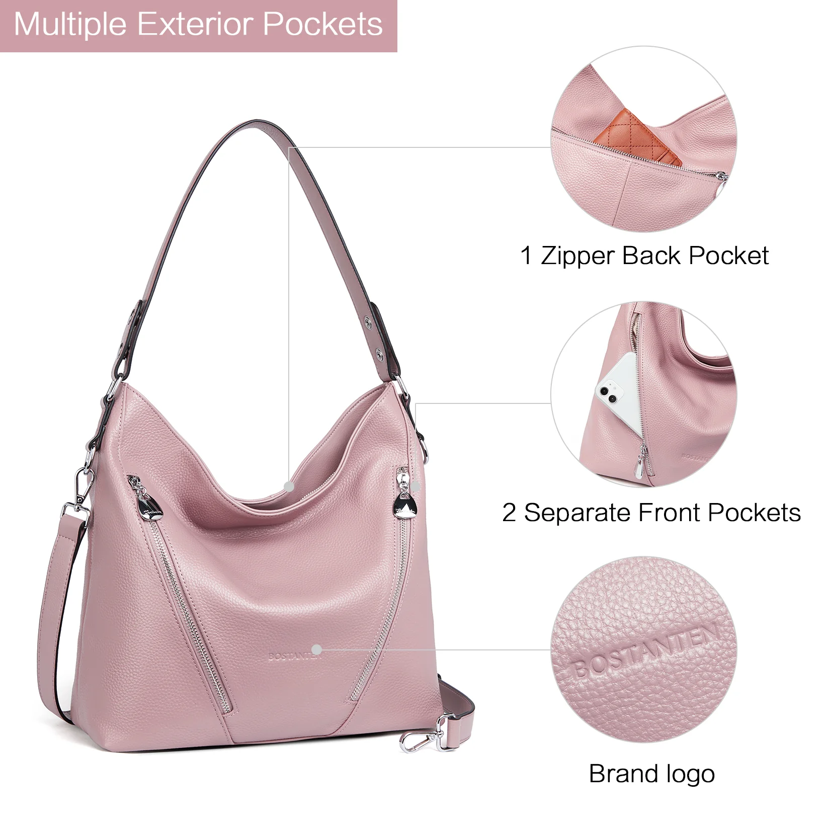 Kweli Luxurious Leather Shoulder Tote Bag - Handcrafted with Attention to Detail - Image 51