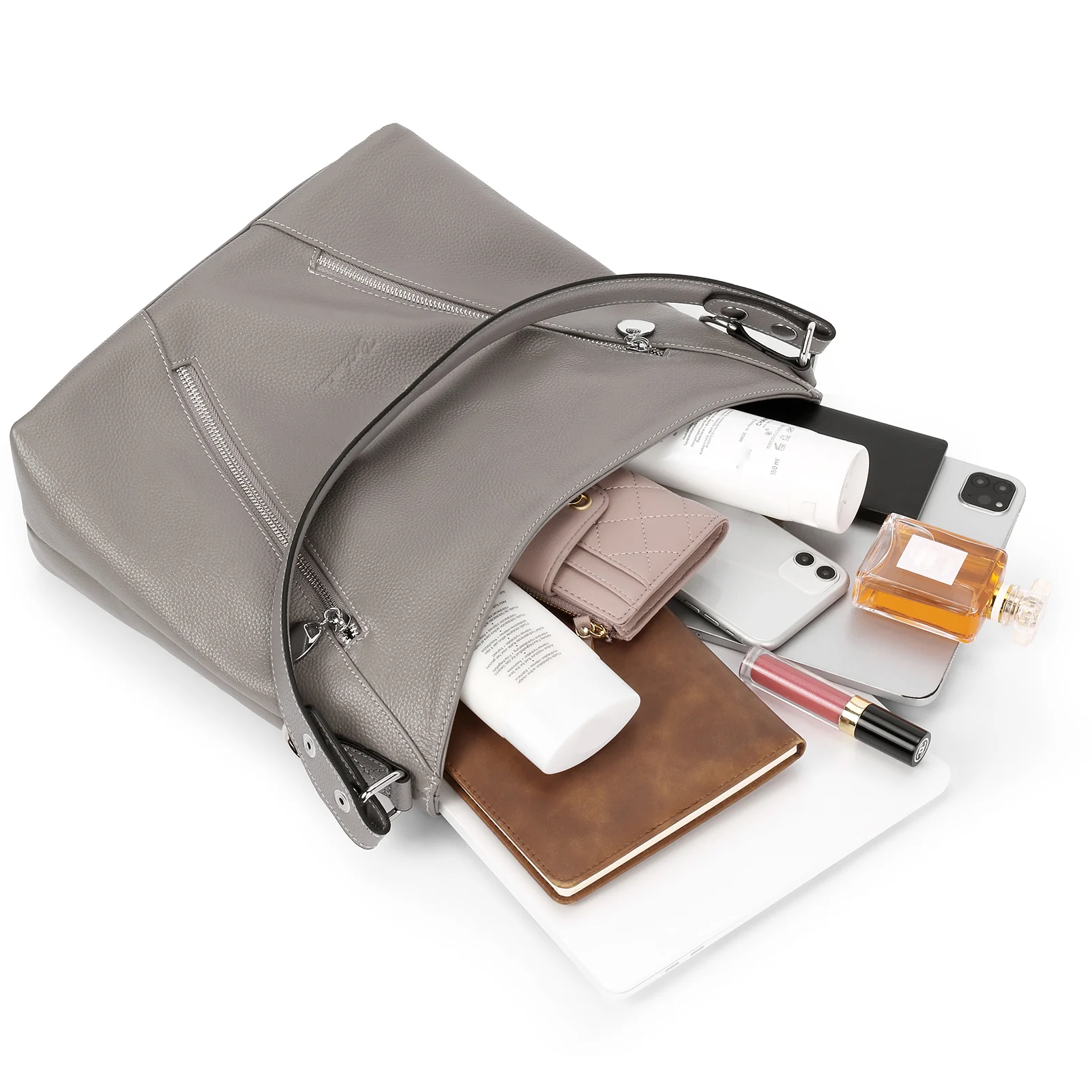 Kweli Luxurious Leather Shoulder Tote Bag - Handcrafted with Attention to Detail - Image 60