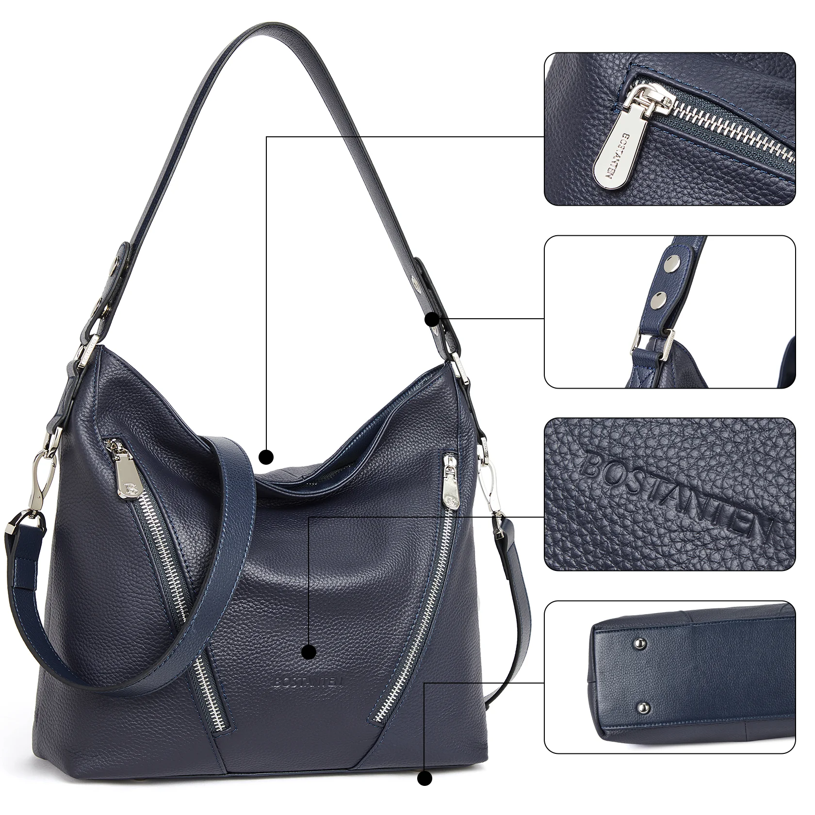 Kweli Luxurious Leather Shoulder Tote Bag - Handcrafted with Attention to Detail - Image 67