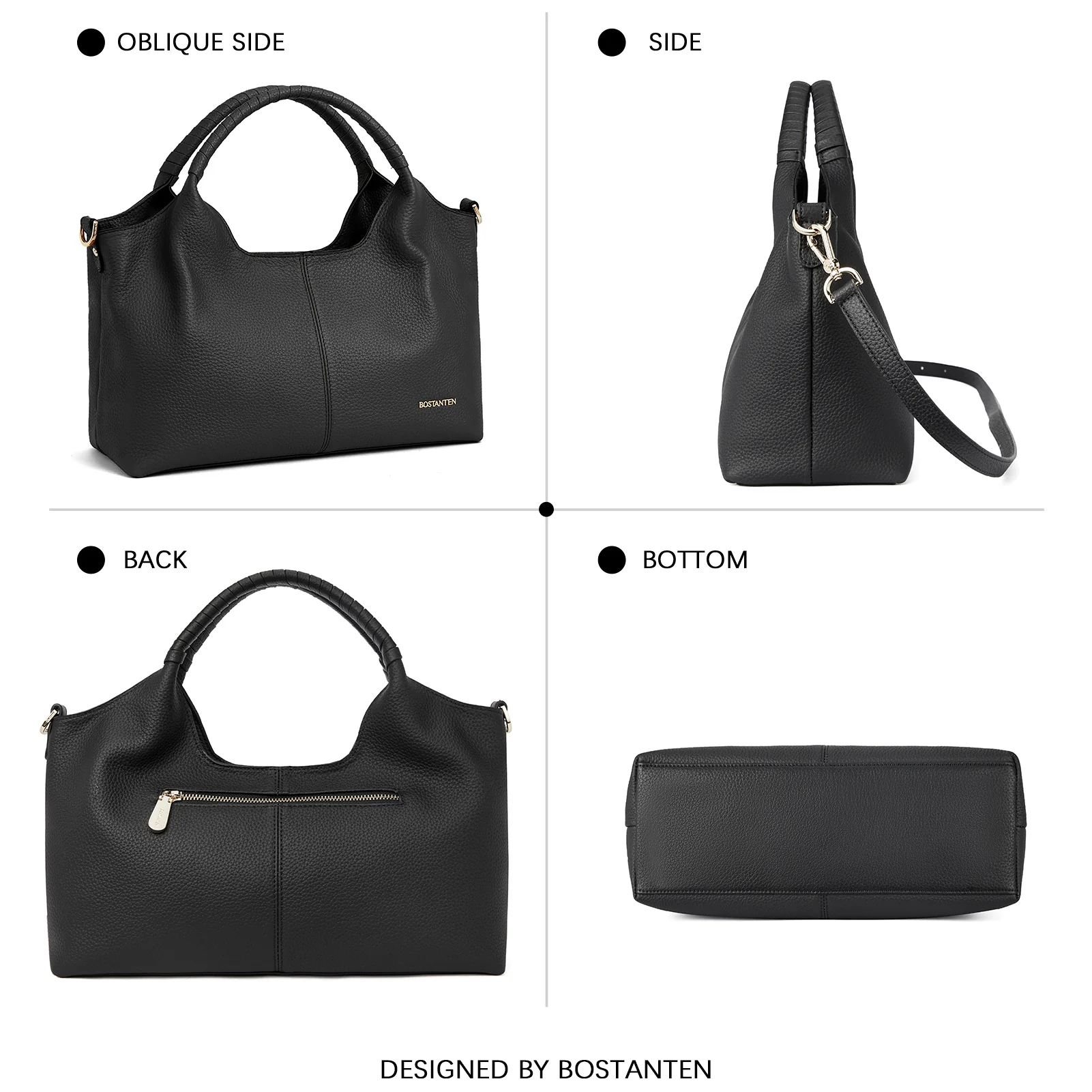 Nevin Genuine Leather Satchel Hobo Top Handle Tote Handbags - Image 28